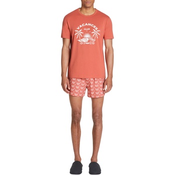 Celio Памучна къса пижама Jipyvac Celio Celio | Oranzhev | МЪЖЕ | S