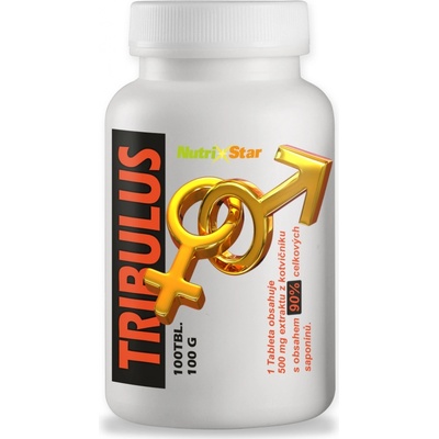 Nutristar Tribulus E Kotvičník 100 tablet