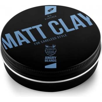 Image 1 of Angry Beards Бяла глина за коса Mitch Bjukenen 100 g (AB-HR037-019MB-100-2408)