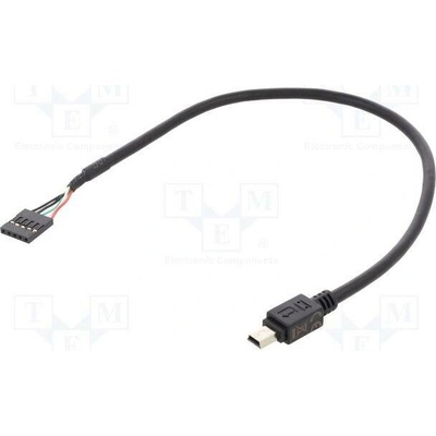 Delock 83170 USB 2.0 USB B mini vidlice kolíkový konektor 5pin 0,3m