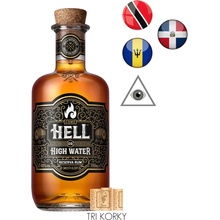 HELL OR HIGH WATER Reserva Rum 40% 0,7 l (čistá fľaša)