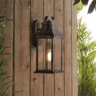 Elstead Lighting Quintiesse QN-GRANT-M-BU-Външна стенна лампа GRANT M 1xE27/60W/230V IP44 бронзова (ED1039)