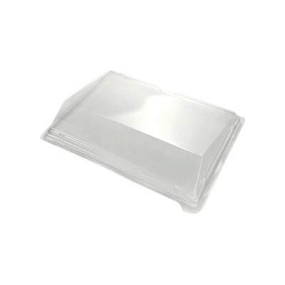 ECOFOL Plastové víčko PET k misce na SUSHI 183x128x32 mm transparentní bal/70 ks