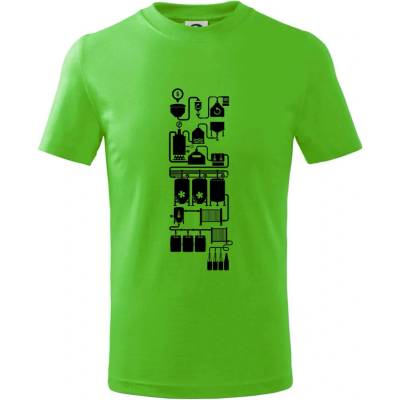 Príbeh piva tričko detské Apple Green