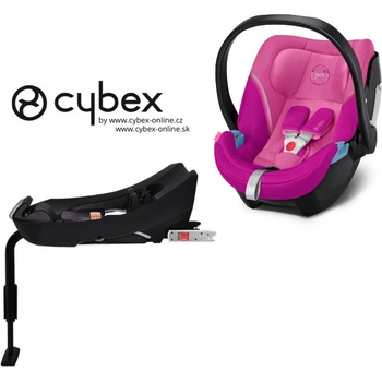 Cybex ATON 5 + základna do auta BASE 2-FIX 2022 Magnolia Pink
