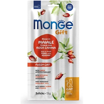 Monge Gift Sticks Monge Gift Fussy Cat лакомство за котки - 15кг