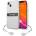 GUESS Калъф Guess GUHCP13SKB4GGR 4G, сив Strap Charm, за iPhone 13 mini, прозрачен (GUE001617-0)