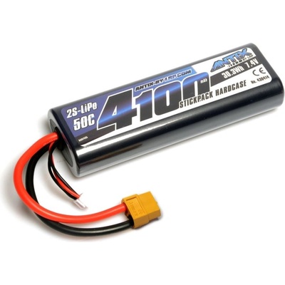ANTIX by LRP 50C LiPo Car Stickpack Hardcase XT60 konektor 7.4 V 4100 mAh