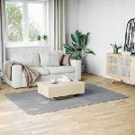 vidaXL Миещ се килим мек къс косъм 160x230 см противоплъзгащ сив (342194)