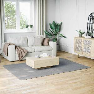 vidaXL Миещ се килим мек къс косъм 160x230 см противоплъзгащ сив (342194)