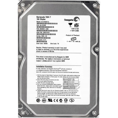 Seagate 160GB PATA IDE/ATA 3,5", ST3160021A