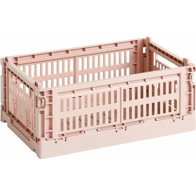 HAY Úložný box Colour Crate S Blush
