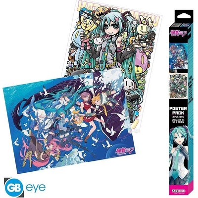 ABYstyle Plakát Vocaloid - Hatsune Miku set (2 plakáty)