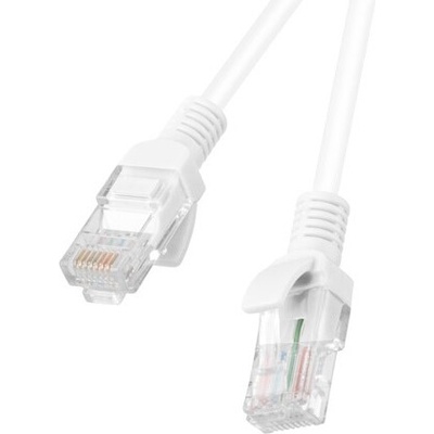 Lanberg Кабел Lanberg patch cord CAT. 6 5m, white (PCU6-10CC-0500-W)