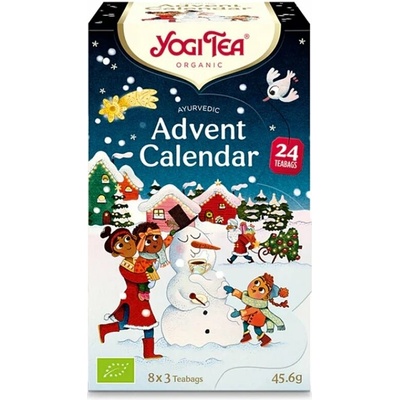 Yogi Tea Bio čaj vánoční adventní kalendář malý Yogi Tea 45,6 g