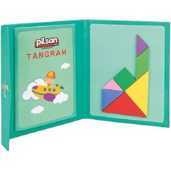 Pilsan Детска игра Pilsan - Магнитен танграм (109609)