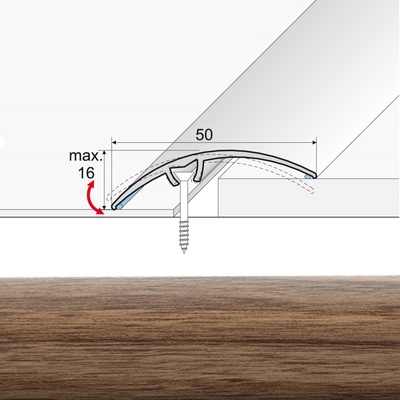 Effector Profil vyrovnávací Merbau A65 0,93 m