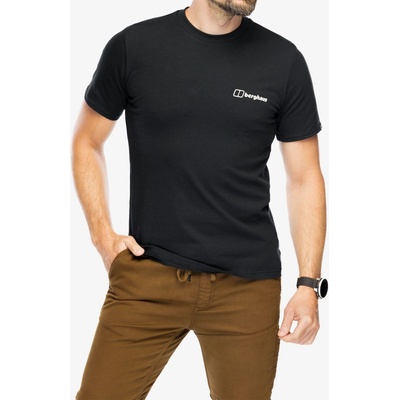 Berghaus Bavlněné tričko Mtn Silhouette SS Tee black/black