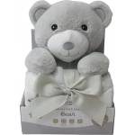 Freeon Одеяло с играчка Freeon Free2Play - Мече, 90 x 75 cm (85895) - baby