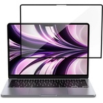 Spigen Протектор за лаптоп Apple MacBook Air 13 M2 (2022), Spigen GLAS. tR, черен/прозрачно (AGL05504)