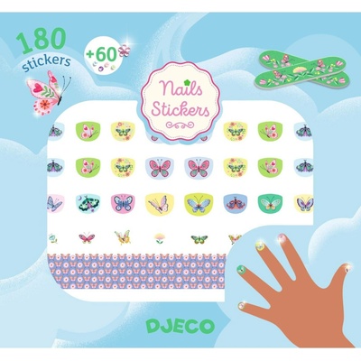 Djeco Samolepky na nehty Springtime Butterflies