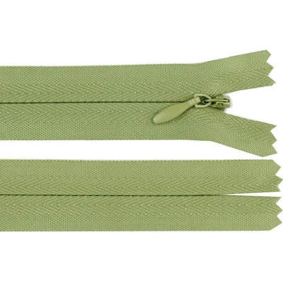 Spirálový zip skrytý No 3 délka 35 cm Varianta: 235 zelenkavá tmavá, Balení: 1 ks