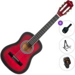 Pasadena PC-10-1/2 Standard SET Red Burst Класическа китара с размер 1/2