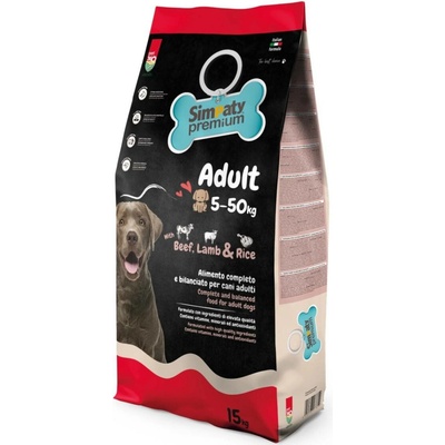 Simpaty Premium beef lamb & rice 15 kg