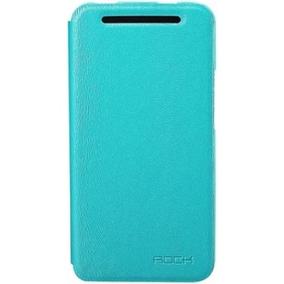 HTC Страничен калъф тип тефтер за HTC One M7 син