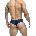 Justin+Simon Cheek Bikini Navy M