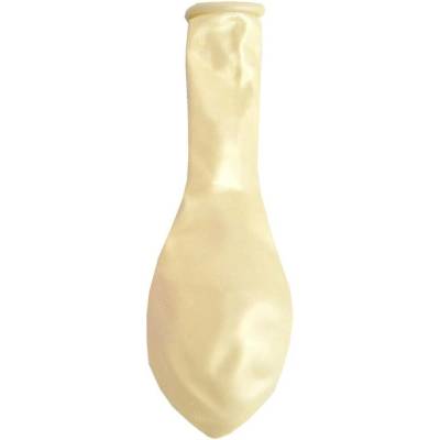 PartyDeco Balónek ivory metalický 27 cm