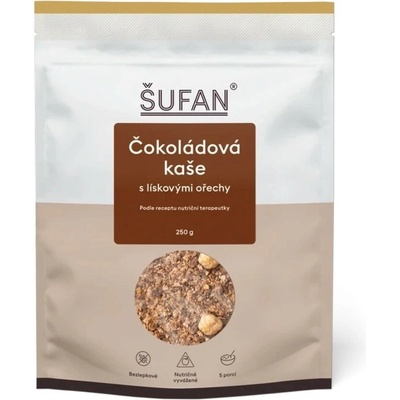 Šufan Čokoládová kaša s lieskovými orechmi 250 g