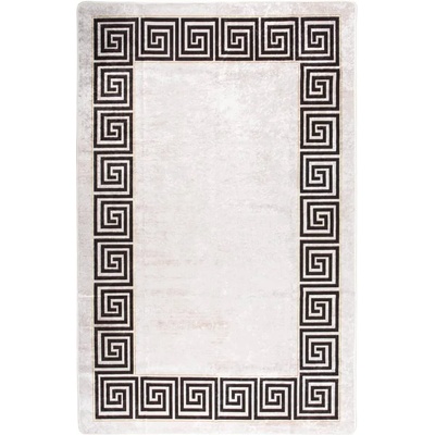 vidaXL Килим, миещ се, 80x150 см, светлобежов (337946)
