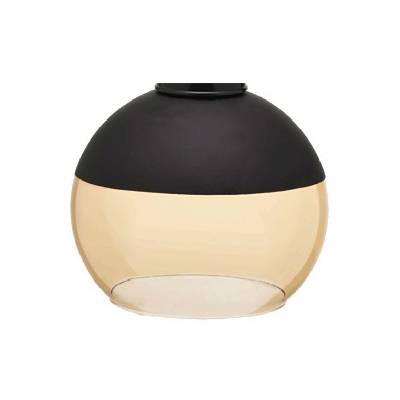 СТЪКЛО ЗА ПЕНДЕЛ Е27 1910-C-5-62 BAL Ø200мм ОПУШЕНО+ЧЕРНО (1910-C-5-62 Bal)