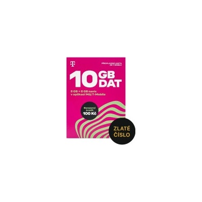 605 166 377 T-Mobile SIM karta, Zlaté číslo