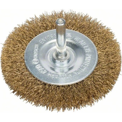 Bosch Accessories Wire wheel, brass-coated 75 mm, 0,2 mm, 4500 U/ min, 10 mm 2608622009 1 ks