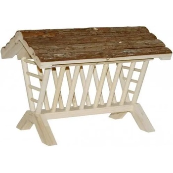 KERBL Hayrack Nature - Хранилка за сено, дървена, 45х32х33 см, Германия - 82888