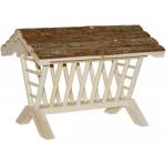 KERBL Hayrack Nature - Хранилка за сено, дървена, 45х32х33 см, Германия - 82888