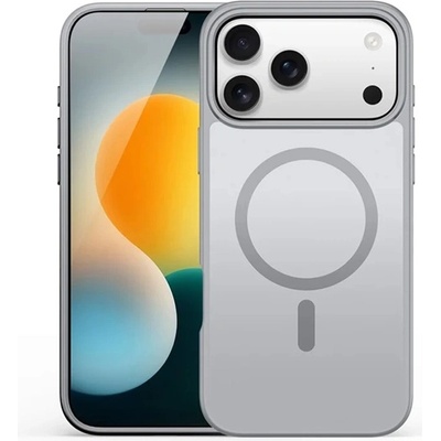 Dux Ducis iPhone 17 Pro Max DUX DUCIS YIND силиконов протектор за телефон, удароустойчив, MagSafe, СВЕТЛО СИВ GP-173374 (GP-173374)