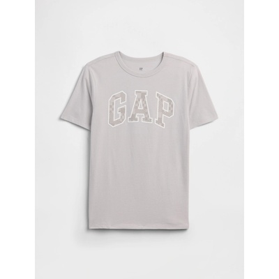GAP detské tričko s logom sivá