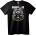 NOONEBRAND Тениска Жесток тигър - M, Black