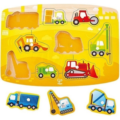 Hape Puzzle na desce Stavaři