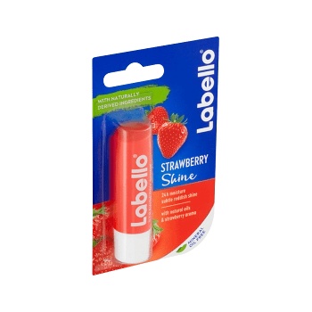 Beiersdorf Labello Балсам за устни с блясък на ягода 4.8 г