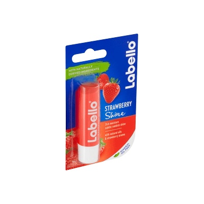 Beiersdorf Labello Балсам за устни с блясък на ягода 4.8 г