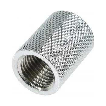 Alphacool Муфа Alphacool, Вътрешна резба G1/4 AG - G1/4 AG, Хром (AC-64218)