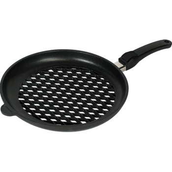 Image 1 of AMT Перфориран барбекю тиган с мобилна дръжка (432 bbq)