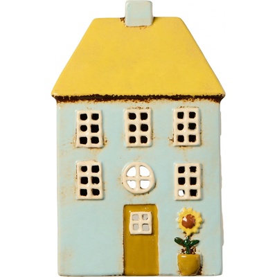 Ib Laursen Kameninový svícen Nyhavn Yellow Roof / sunflower, žlutá barva, keramika – Sleviste.cz