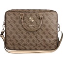 Guess GUCB15G4GFBR PU 4G Metal Logo Computer Bag 15/16" Brown