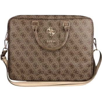 Guess GUCB15G4GFBR PU 4G Metal Logo Computer Bag 15/16" Brown