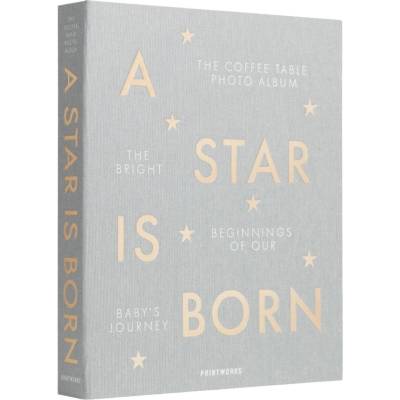 Fotoalbum A STAR IS BORN, šedá, Printworks